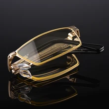 Высококачественные складные анти-голубые очки для чтения, мужские складные очки с чехлом, пресбиопические очки+ 1,0+ 1,5+ 2,0+ 2,5+ 3,0+ 3,5+ 4,0