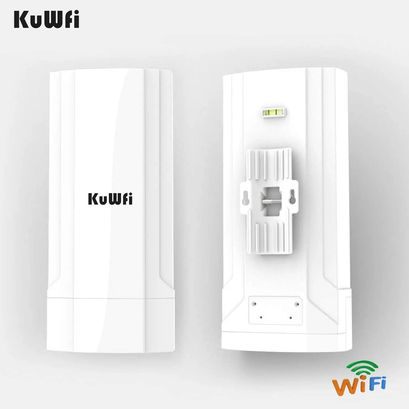 KuWFi 1200Mbps WiFi Repeater 2Pack Outdoor 2.4&5.8G Wi fi Router 5KM Point to Point Wireless Bridge High Power WIFI Extender