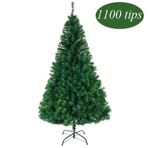

PVC Christmas Tree For Home Decorations Alightup 7ft 1100 Branch Artificial Christmas Tree New Year Holiday Decoration Delicate