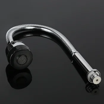 

New 360 Degree Rotation Flexible Tap Stainless Steel Faucet Spout Kitchen Sink Faucet Pipe Fittings Single Hole Connection