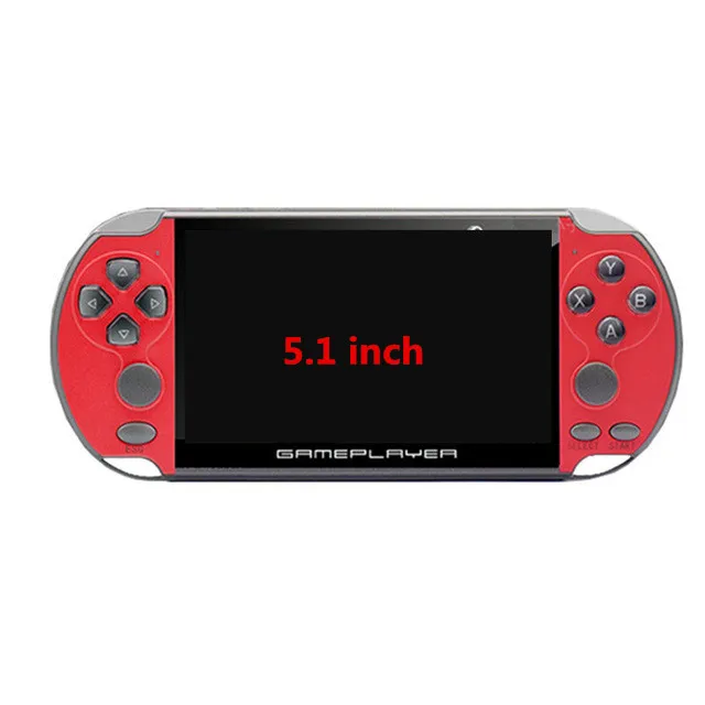 2019 version X7/X9 Plus Handheld Game Player 5.1 Inch HD  8G ROM Built in 10000 Games TV Output Multimedia Video Game Console 