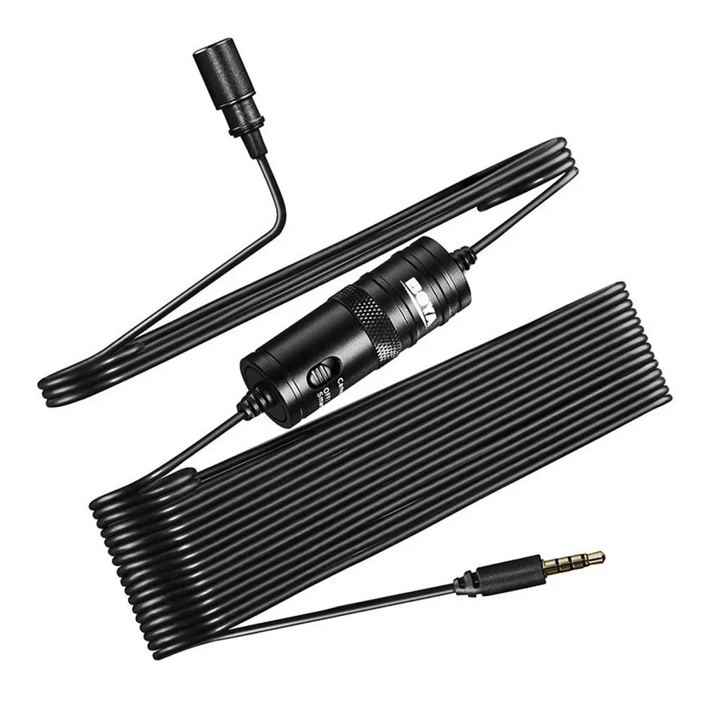 BOYA BY-M1DM Lavalier Microphone for iPhone Canon Nikon DSLR 4m Omni-directional Clip-on Lapel Video Mic Updated of BY-M1
BOYA BY-M1DM Lavalier Microphone for iPhone Canon Nikon DSLR 4m Omni-directional Clip-on Lapel Video Mic Updated of BY-M1