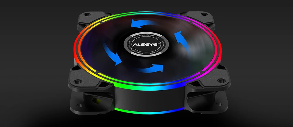 4 pinos pwm 120mm estático led rgb