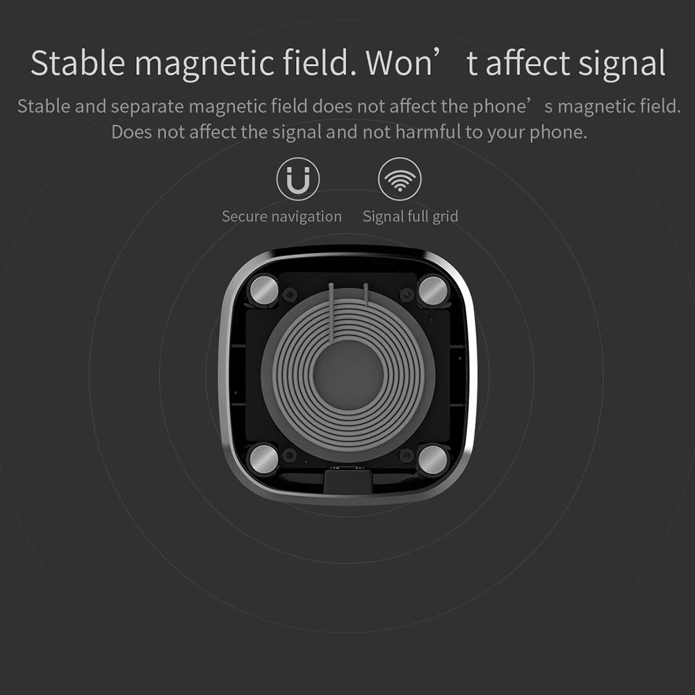 Nillkin Магнитный автомобильный беспроводной Держатель зарядного устройства для iPhone 11 Xs Max Xr X для Galaxy S10 S9 Plus для Xiaomi Mi 9 для huawei 5 Вт
