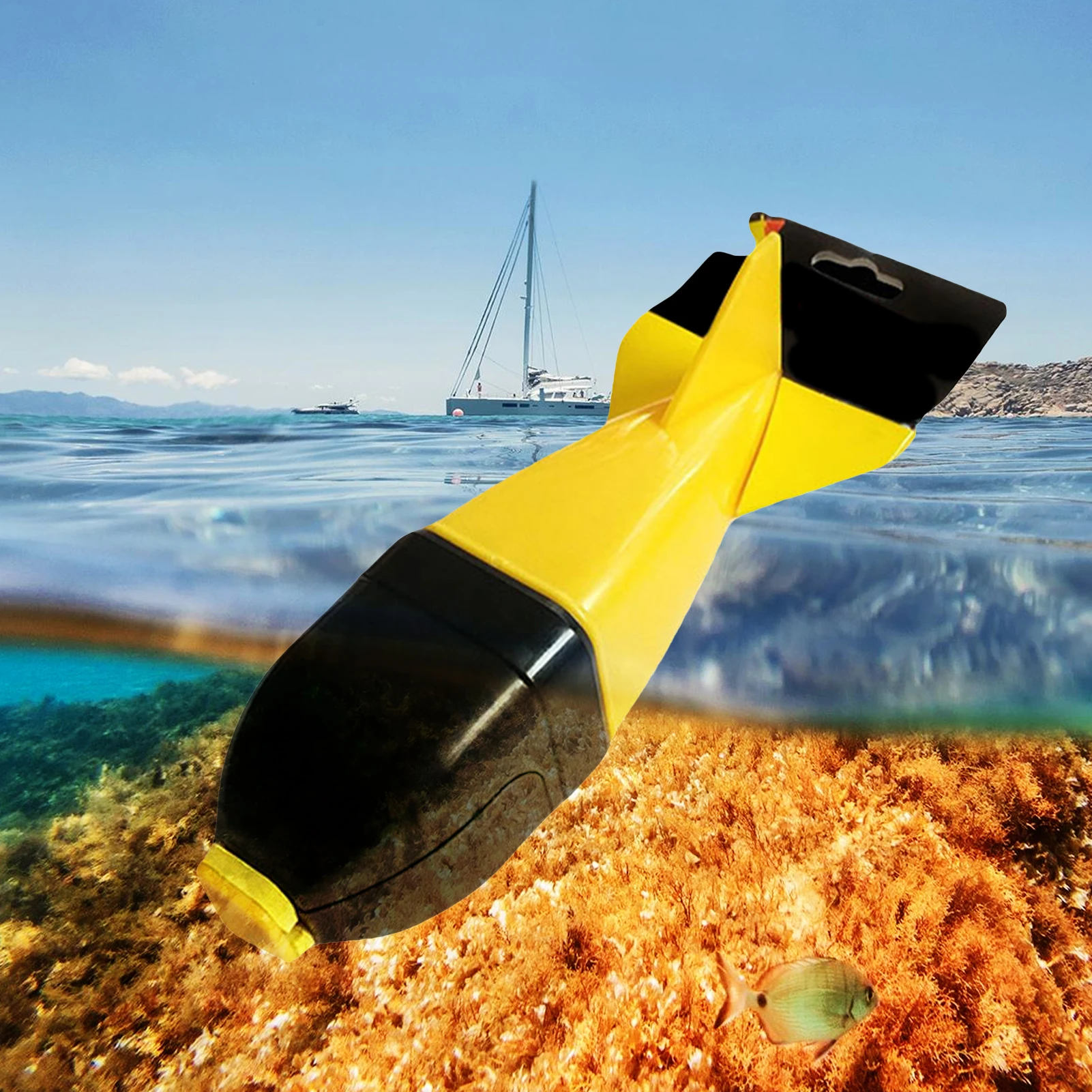 Fishing Accessories Yellow Rocket Spod Bomb Feeder Bait Container Carp Precision Fixed Cast Рыболовные аксессуары | Спорт и