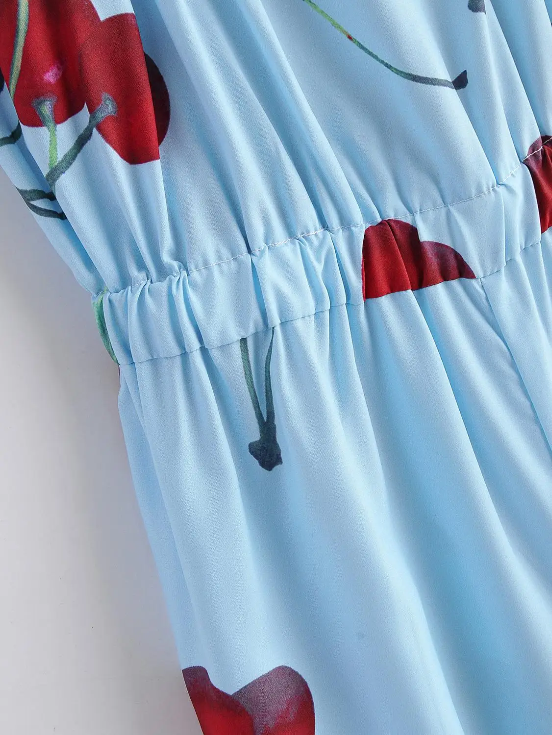 New 2020 women fashion cherry print adjustable strap siamese rompers lady back zipper elastic jumpsuits overalls trousers LS6288 New 2020 women fashion cherry print adjustable strap siamese rompers lady back zipper elastic jumpsuits overalls trousers LS6288