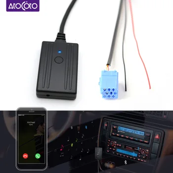 

Bluetooth 5.0 Car Kit Phone Call Handsfree MIC 8 Pin MINI ISO Plug Cable AUX Adapter for AUDI VW Blaupunkt CD MFD Navi