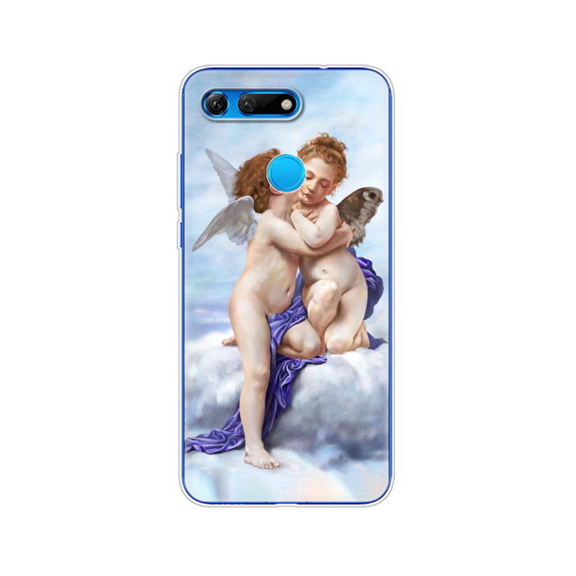 for Huawei Honor View 20 V20 Case TPU Funda Soft Silicone Cover For Honor V20 Capa Cute Animal pattern Silicone Phone