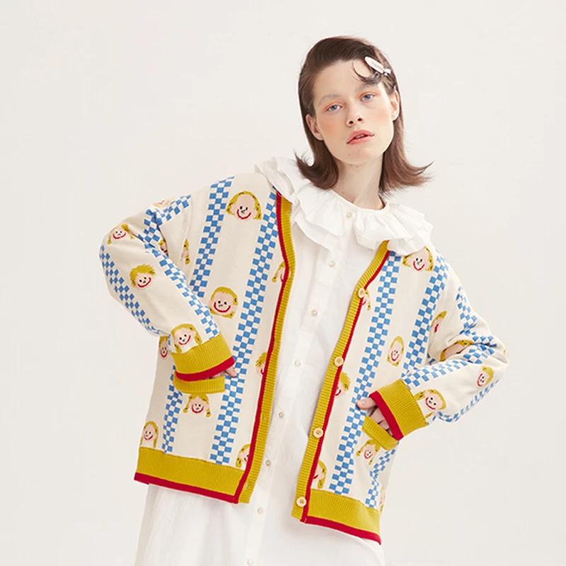 thick cotton cardigan