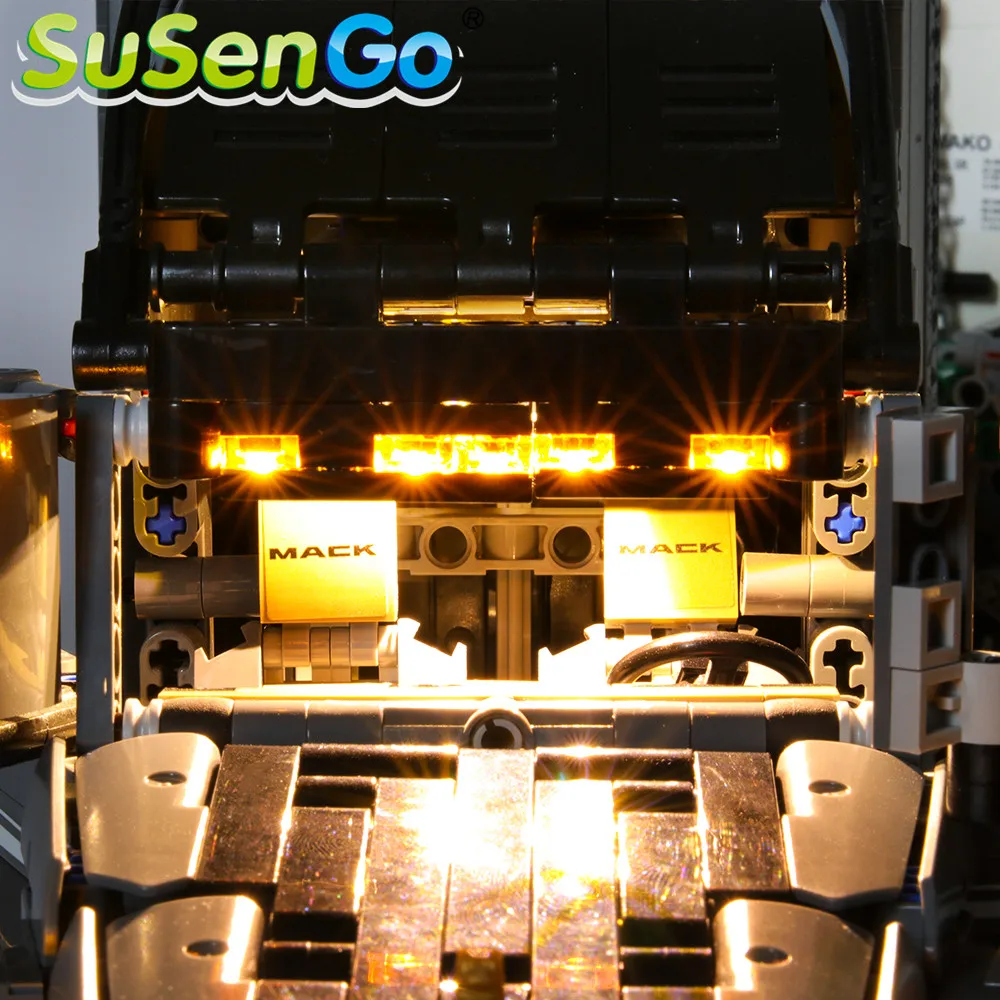 SuSenGo светильник набор для серии Technic 42078 Mack Anthem строительные блоки светильник ing набор совместим с 20076(модель не входит в комплект