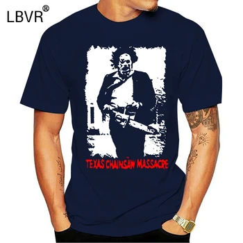 

Men T shirt The Texas Chainsaw Massacre Leatherface Horror Movie Black New funny t-shirt novelty tshirt women
