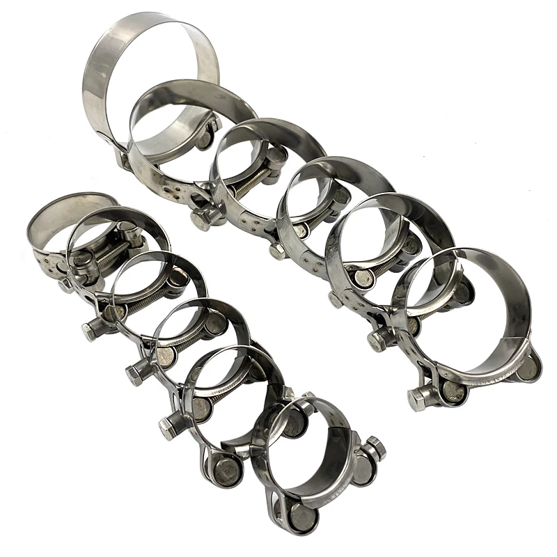 36-39mm 1.42-1.54 inch motos Muffler Silencer Exhaust Pipe Mounting Clamp Clip Hoop Kits motocross motorcycle accessories2