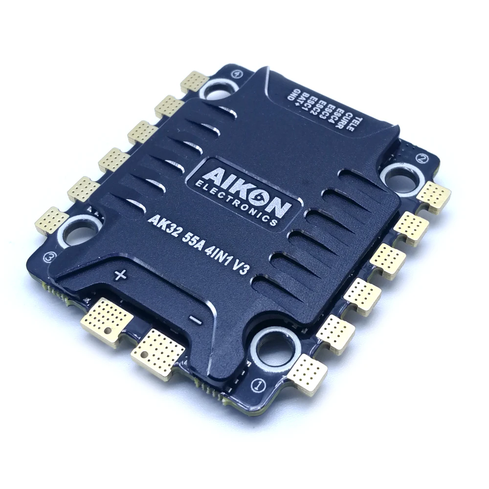 Aikon AK32Pro 32Bit 55A 4in1 3-6S ESC BEC 5V/2A BLHeli32 Electronic Speed Controller for FPV Racing Multicopter Quadcopter Drone