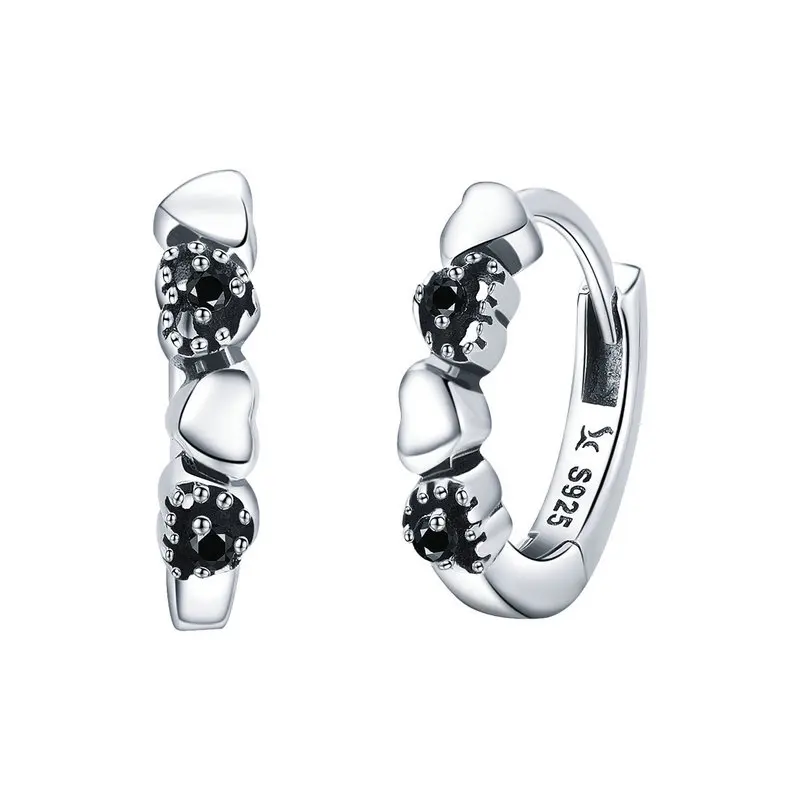 Bamoer Passionate Love S925 Sterling Silver hook Earrings Dangle Women Jewelry 