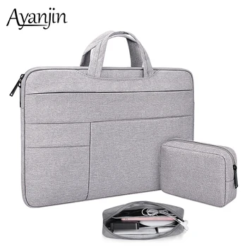 

With Storage Bag Handbag 11 12 13 13.3 14 15 15.6 inch For Macbook Xiaomi Air Case Waterproof Sleeve Liner Laptop Shoulder Bags