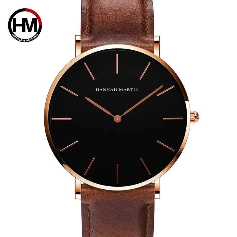Dropshipping Mens Full Black Slim Simple Unisex Wristwatch Top Fashion Brand Sport Casual Waterproof Watches Relogio Masculino 2