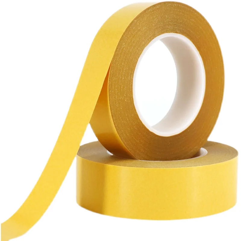 50M Double Sided Tape PET Acrylic Adhesive Tape No Trace Clear Sticker Strong Transparent Packing Paper Craft Handmade Card