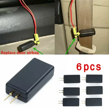 

6PC Car Airbag Simulator Emulator Resistor Bypass SRS Kit Diagnostic Tool Black