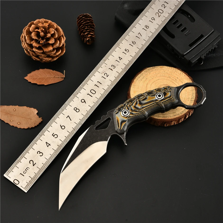 Karambit CS GO тактический боевой нож D2 сталь острый открытый Самозащита коготь нож выживания карманные ножи кемпинг Охота EDC