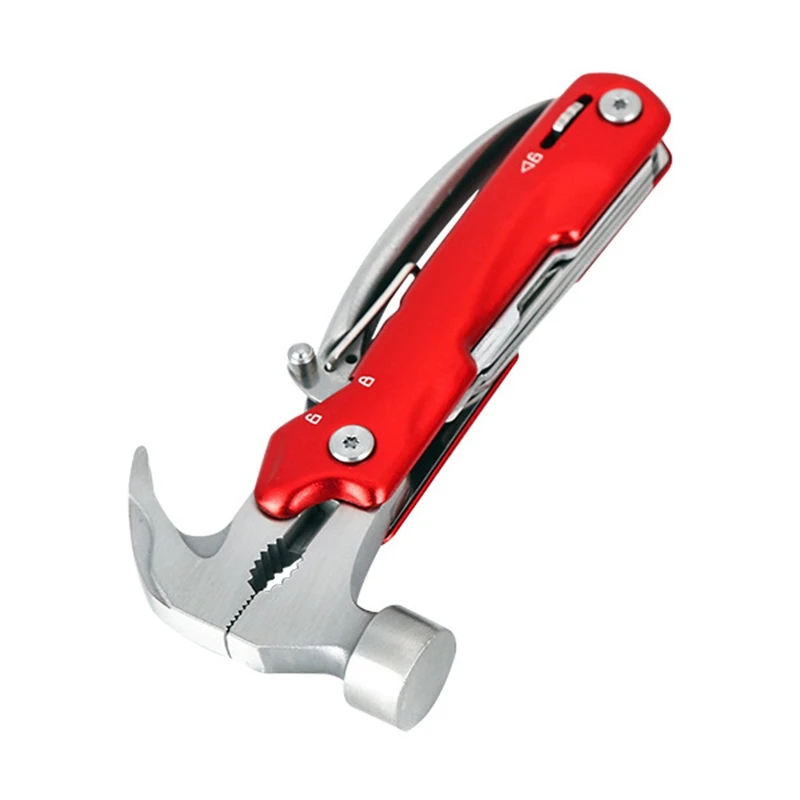 

Multifunctional Emergency Car Safety Hammer with Wire Cutters,Knives,Saws,Screwdrivers,Outdoor Camping Survival EDC Tools
