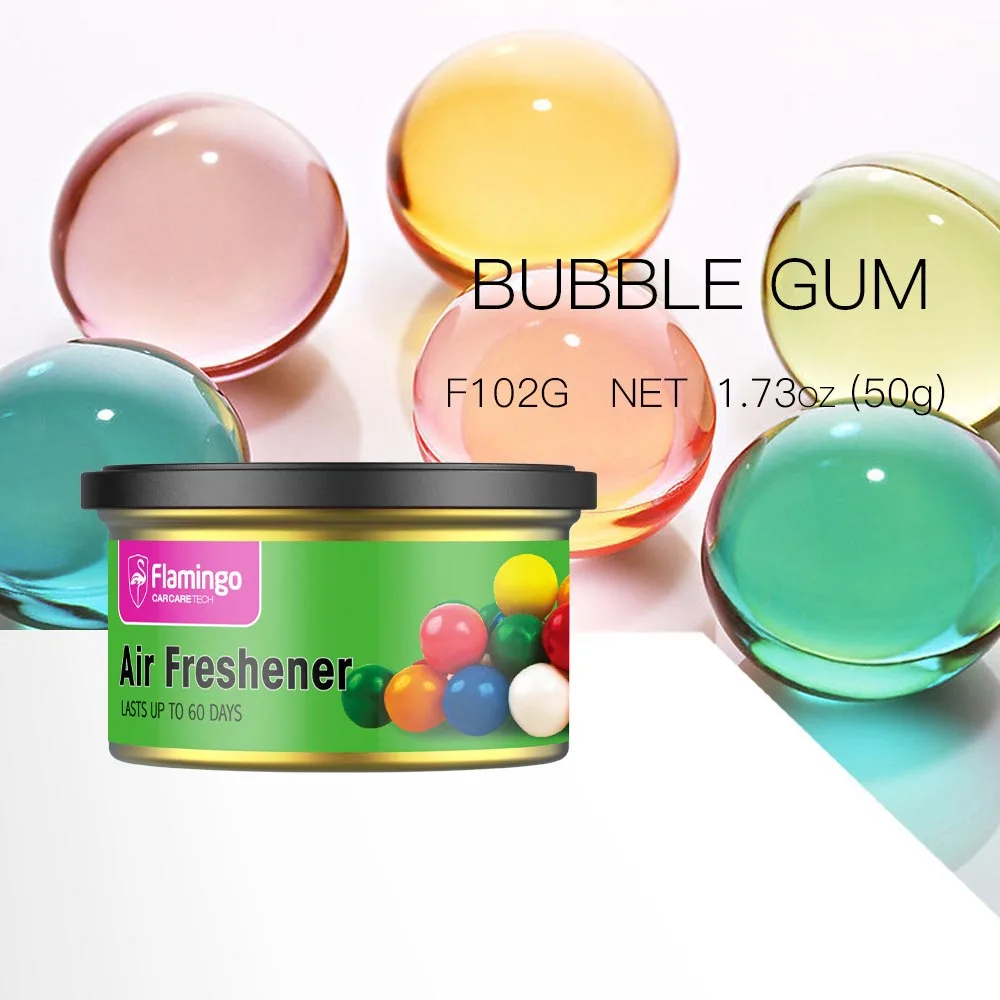 Bubble Gum Автомобильный освежитель воздуха, автомобильный парфюмерный гель, ароматизатор, коробка, твердый парфюм, дезодорант, ванильный аромат, аксессуары для интерьера, 1,73 унций - Color Name: Bubble Gum