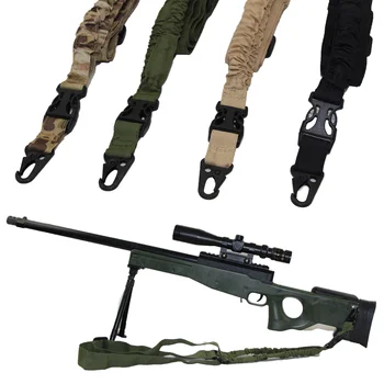 

Tactical Rifle Guns Sling Strap One Single Point Bungee sling Airsoft Military Hunting System Universal Strap for hunting gun