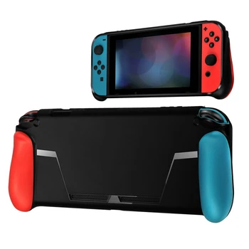 

Bevigac Shock-Absorption Soft Silicone Protective Case Cover Shell with Extra Pair Grips for Nintend Switch Controller Game