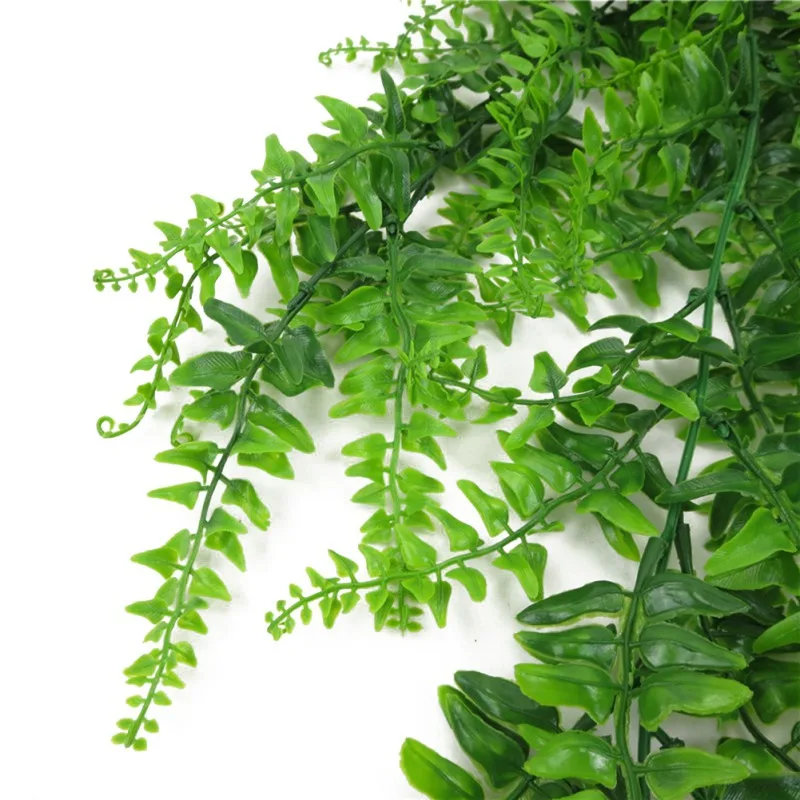 Artificial Leaves Ivy Decoration Plastic Plant Vine Wall Hanging Garden Living Room Club Bar Fake Leaves Green Plant Ivy Decor