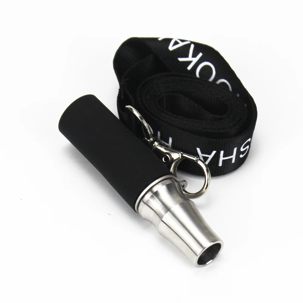 Stainless Steel Hookah Shisha Mouthpieces For Sheesha Chicha Narguile Silicone Mouth Tip Hookah Accessories