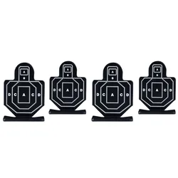 4PCS Sport Training Target Aluminum Alloy Shooting Target Competitive for Indoor Exercise Sport Ornaments