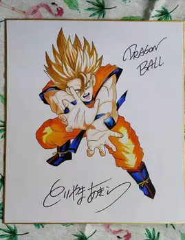 

hand drawn signed Toriyama Akira autographed Shikishi Card Board Dragon Ball 27*24 cm 102019B