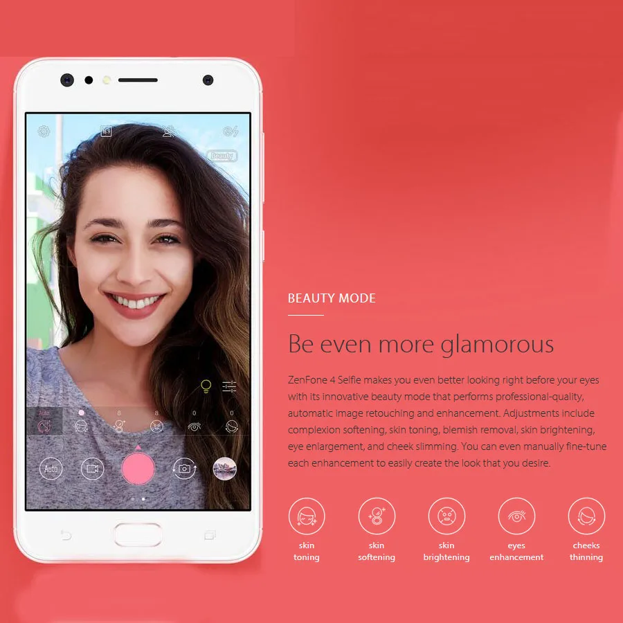 Мобильный телефон Asus Zenfone 4 Selfie, 4 ГБ, 64 ГБ, ZD553KL, две sim-карты, 5,5 дюймов, 16 Мп+ 20 Мп+ 8 Мп, отпечаток пальца, 3000 мАч, 4G LTE, Android