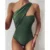 Micendy One Shoulder Swimsuit Women Sexy Hollow Out Swimwear Summer Black Swimsuits Beach Swim High Waist One Piece Monokini