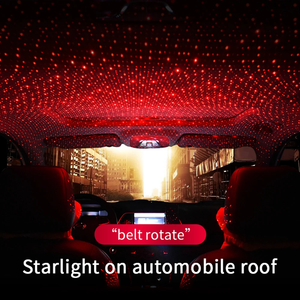  LEEPEE Roof decoration Lamp Car Interior Lamp Atmosphere Lamp Car Projection Lamp Starry Sky Night  - 33056413726