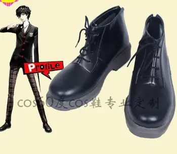 

Persona 5 PA5 Joker Black Cosplay Shoes Custom Made