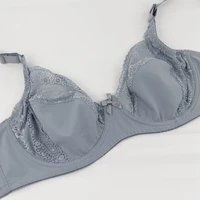 Beauwear damska kwiecista koronka biustonosze perspektywa biustonosz z fiszbinami seksowna bielizna Plus rozmiar Bralette duża miseczka 36-46 D DD E DDD F 2