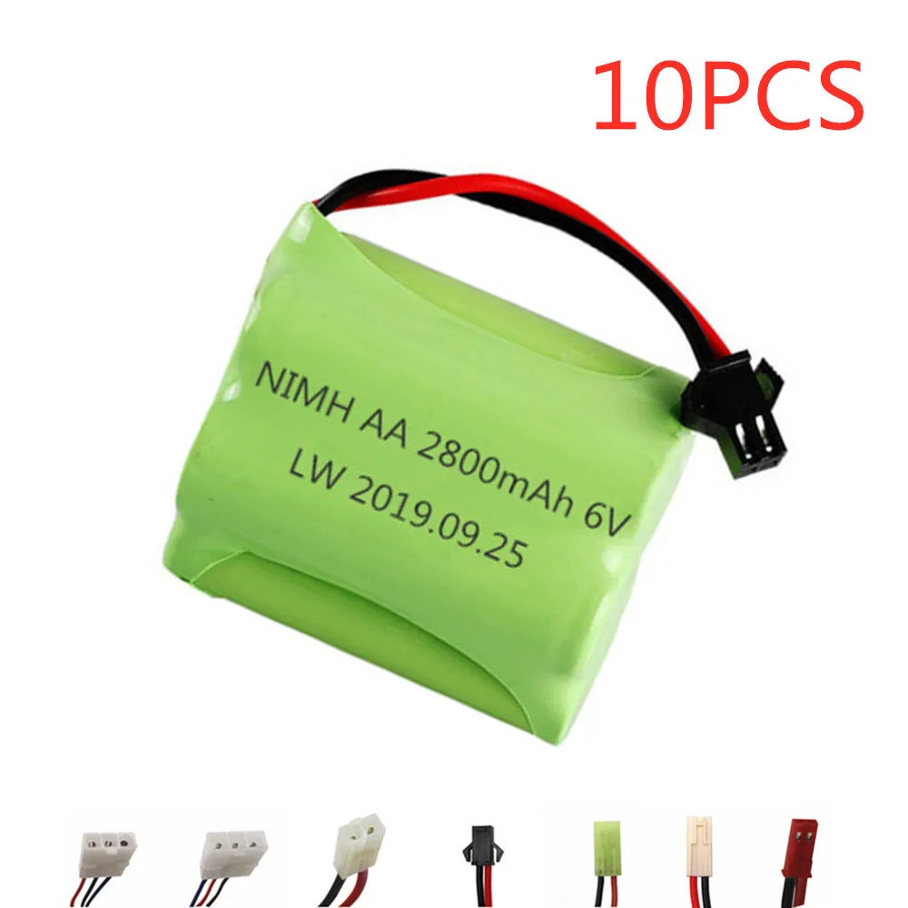 Batería NiMH De 4,8 V Y 2400mAh Para Coche De Juguete A Control Remoto, Iluminación Eléctrica, Instalacion De Seguridad, Paquete De Batería Recargable De 4 * AA 4,8 V - AliExprs 44