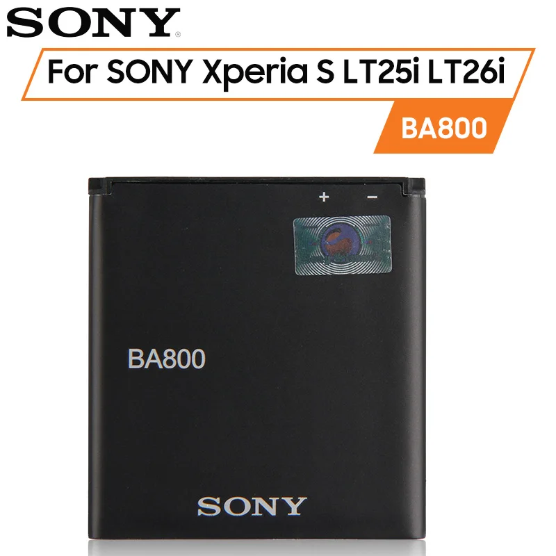 Оригинальный аккумулятор Sony для SONY Xperia S LT25i V LT26i AB-0400 BA800 1700mAh подлинный Сменный