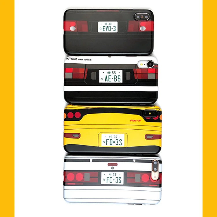 Japan Classic Jdm Car Taillight Phone Case For Iphone 12 11 Pro X Xr Xs Max 8 7 Plus Initial D Evo Ae86 Rx 7 Soft Silicon Cover Phone Case Covers Aliexpress