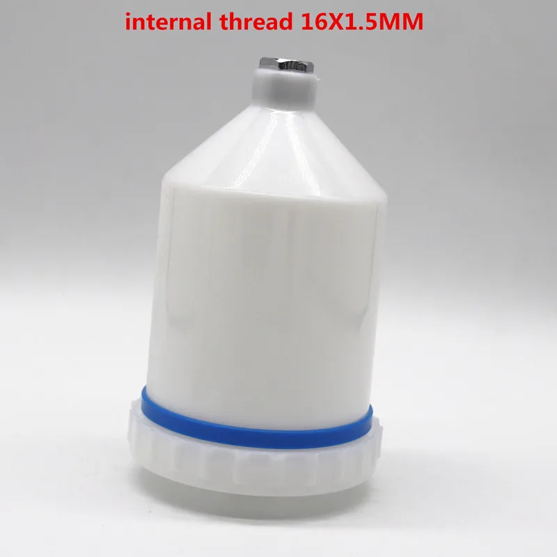 Air Spray Gun Tank Spray Gun Cup 1pcs Plastic Sprayer Cup White Spray Paint Cup Pot GTI PRO Cup Spray Gun Cup Replacement Pot paint gun for cars