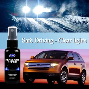 

50ml Add Sponge Headlight Renewal Polish Car Repair Fluid Car Headlight Repair Refurbishment Liquid Car Light Repair Agent