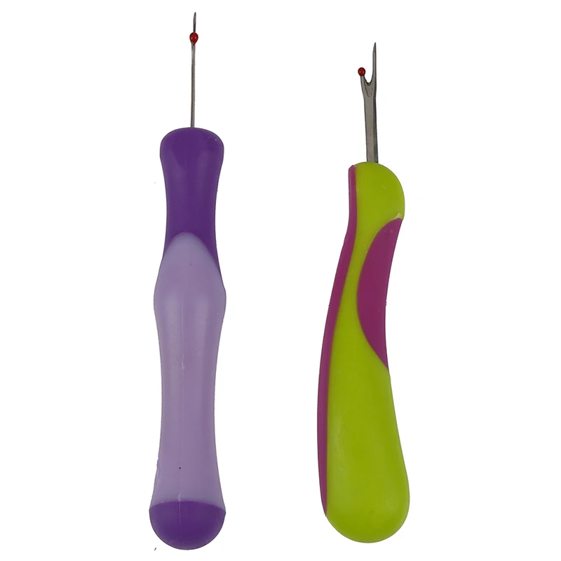 

2PCS/set Plastic Handle Craft Thread Cutter Seam Ripper Stitch Unpicker Needles Arts Hand Tools Sewing Accessories