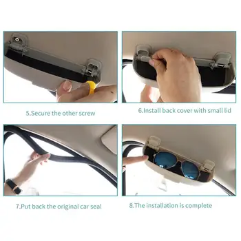 

Hot Sun Glasses Case Car Dedication Glass Box SunGlasses Box Cases Storage Eyeglasses for BMW