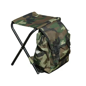 

'The Best' Outdoor Foldable Carry Stool Chair Storage Bag Backpack Hiking Camping Fishing 889