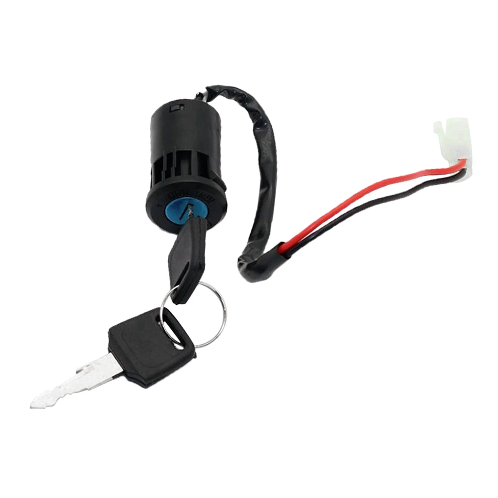 Ignition Key Switch with 2 keys Lock, for Electrical Scooter On/Off Car Trike Motorcycle