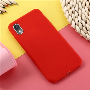 i TRISEOLY простой однотонный Мягкий силиконовый чехол для Xiaomi Redmi 7A 7 A чехол задняя крышка чехол для телефона Xiaomi Redmi 7 7A чехол - Цвет: i