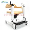 Fast Delivery Disabled Equipment Manual Wheelchair Toilet Chair For the Elderly Transfer Machine With Commode 2