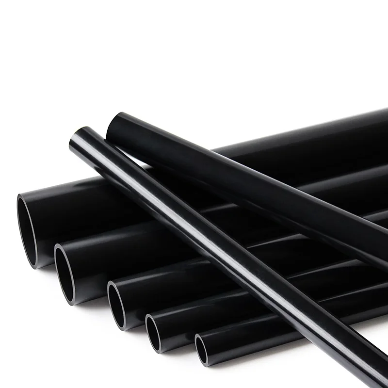 검은색 PVC 파이프 O.D. 농업 정원 관개 튜브, 어항 수관, 수족관 용품, 길이 50cm, 20mm-50mm, 1 개