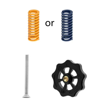 

3D Printer Accessories Upgraded Big Hand Twist Auto Leveling Nut+Spring+Screw For Mini Ender 3 CR-10 CR-10S Drop Ship