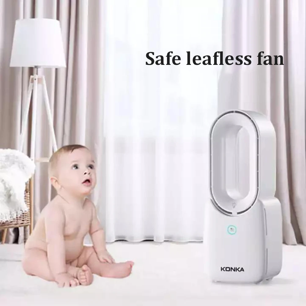 Bladeless Fan No-blade Floor-standing ventilator Air Purifing Romote Controled Electric Cooler | Бытовая техника